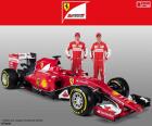 Команда сформирована, Себастьян Феттель, Кими Райкконен и новой Ferrari SF15-T